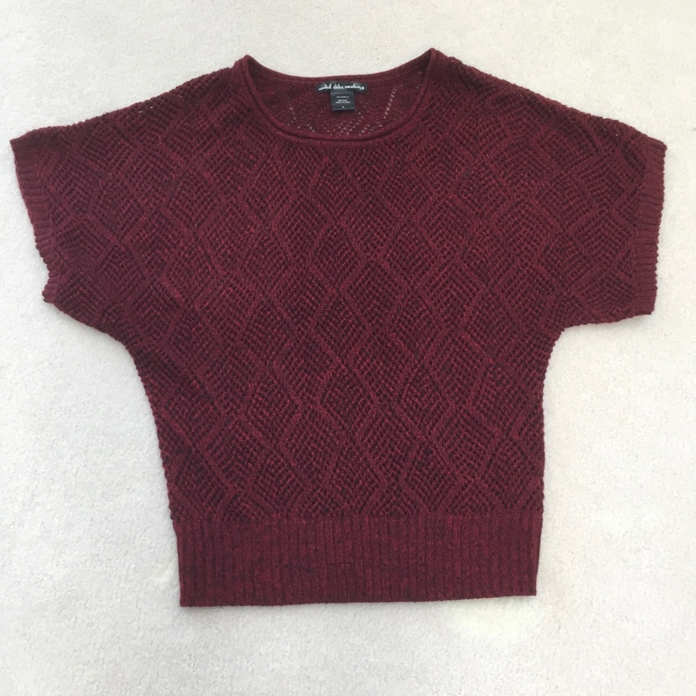 United States Sweater Red and Black Sweater - Large
